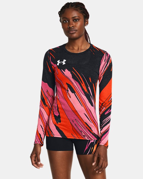 Women's UA Pro Runner Long Sleeve, Black, pdpMainDesktop image number 0